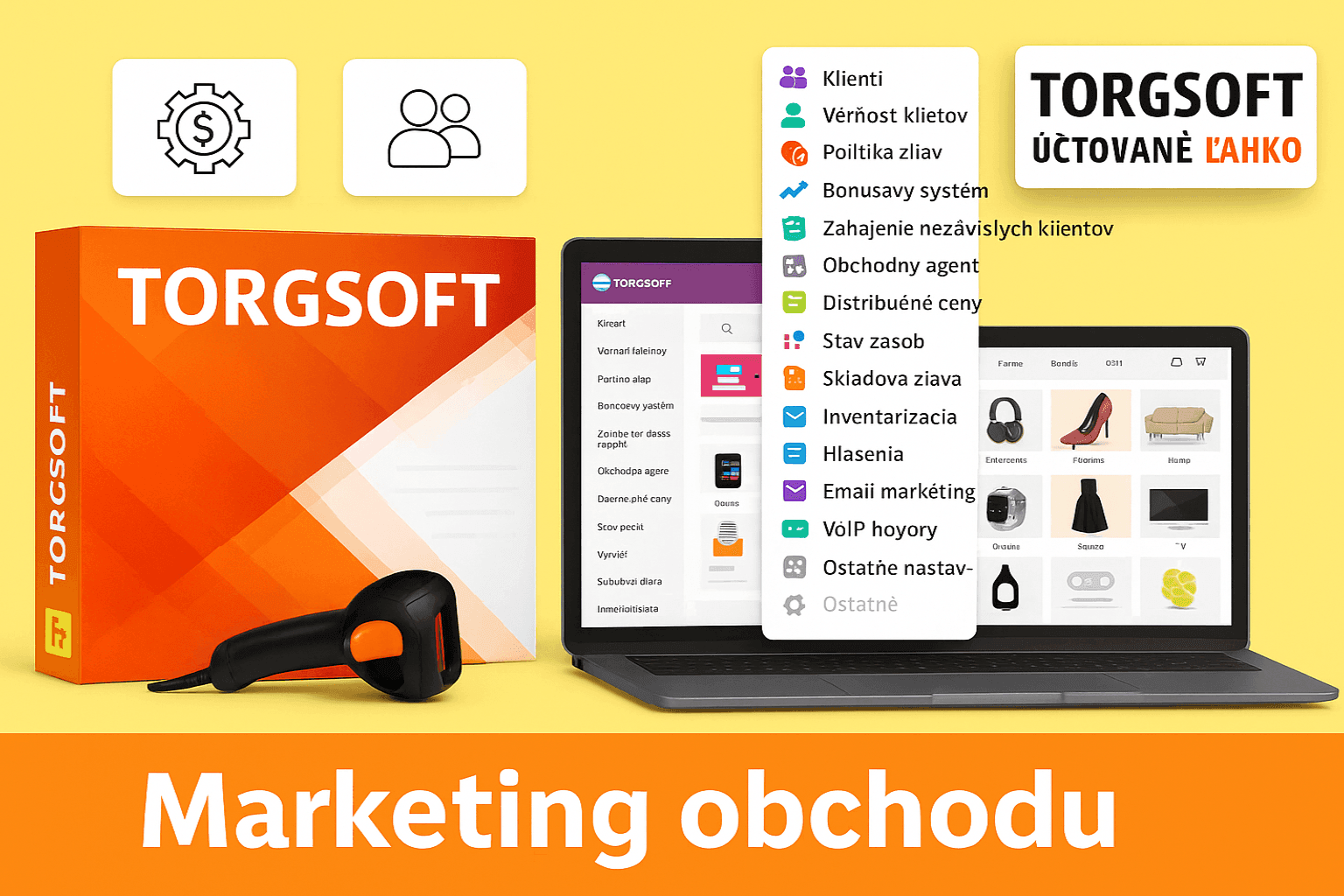 Marketingové funkcie v programe Torgsoft